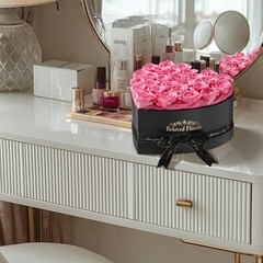 27 Preserved Flowers Rose Birthday Gifts for 27 Roses, Romantic Pink