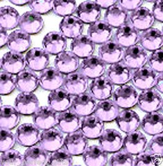 24 Swarovski 5mm Purple Rhinestone Bouquet Stem Jewelry
