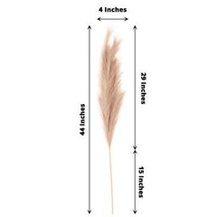 44″ Silk Pampas Grass Artificial Plant SPRAYS STEMS Party Events Decorations