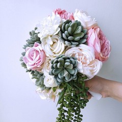 2 PCS Bridal Bouquet Holder With Foam Base