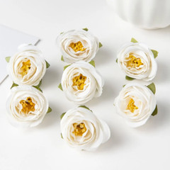 100pcs Tea Bud Roses Artificial Flowers Home Bridal Wedding Christmas Decor NEW