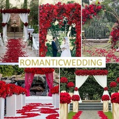 Natural Rose Petals Weddings Parties Crafts Romantic Decor Floral Arrangements