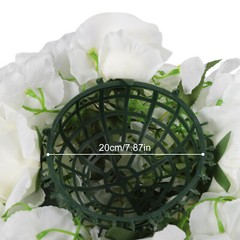 Flower Ball Arrangement Bouquet 10 Pcs 11.8inch Diameter Fake Flower Balls