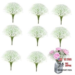 100 Pcs Baby Breath Artificial Flowers Artificial Bulk Faux Flowers Bouquet
