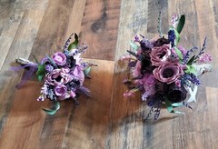 Purple Wildflower Lavender Bridal Bouquet Lasting Sola Wood Wedding Flowers