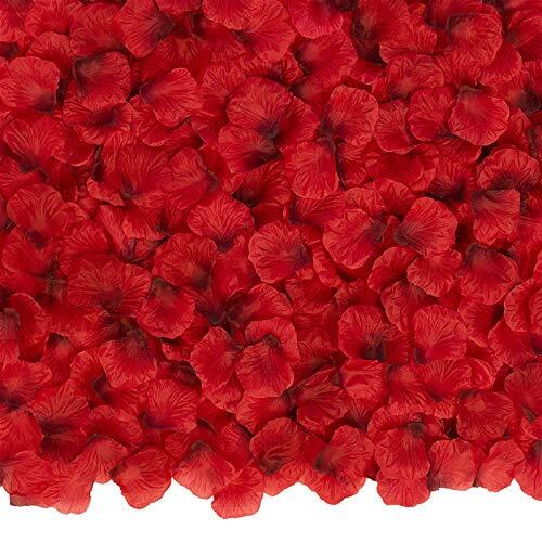 3000 Pcs Petalos De Rosa Secos Rojo Flor De Seda Petalo De Rosa Para Bano Ban