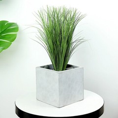 3 GREEN 20″ Artificial Faux GRASS SPRAYS STEMS Party Wedding Home Decorations