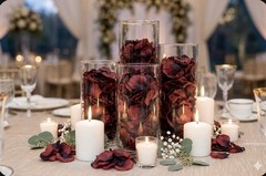 2000 Artificial Red Rose Petals Flower Romantic Night Wedding Event Party Decor