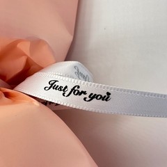 Crochet Rose Bouquet 13” Pink White LED Lights with Gift Bag & Card Graduation