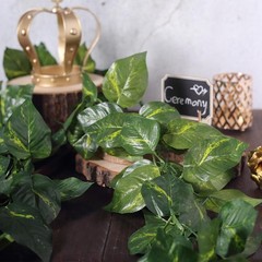8 feet Pothos Silk Filler Garland Green Home Wedding Party Decorations