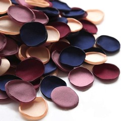 300pcs Rose Petals Rust Brown Earth Tones Faux Silk Flower Petals Wedding Flower