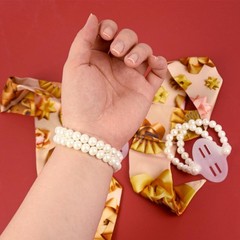20PCS Pearl Wrist Corsage Bracelets DIY Wedding Bridesmaid Prom Party Accessorie