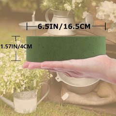 6 Packs Round Floral Foam Blocks,6.5In Dry Floral Foam for Artificial6325