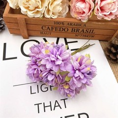 Silk Flower New Color Carnation Headdress Style Small Mori New DIY Material