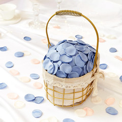 400PCS Light Blue Rose Petals Fake Slik Flower Petals for Wedding Artificial Flo