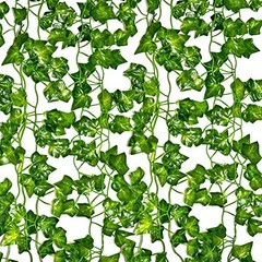 LEFV Ivy Garland 6.9 Feet Long Artificial Vine Plant Leaves Silk Greenery 1