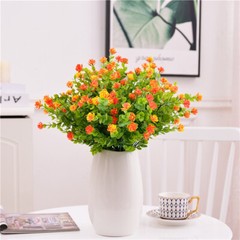 US 4pcs Faux Lotus Ornament for Home Garden Artificial Flower Office Shop Decor