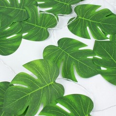 10 feet Green LED Artificial Monstera LEAVES Garland String Lights Party Events