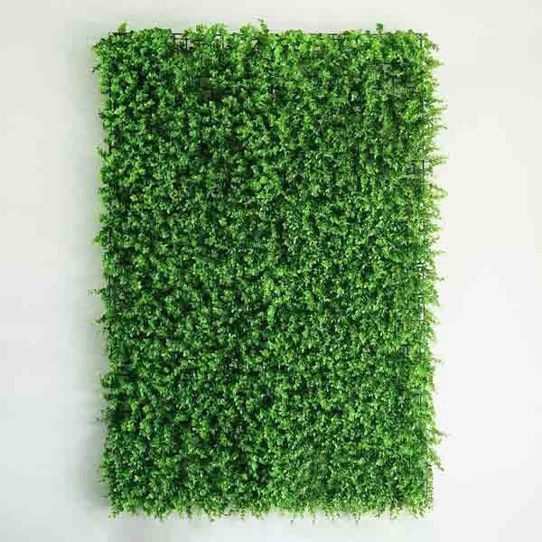 22 sq ft Green Artificial Mini Leaves UV Protected Wall Backdrop Panels Party