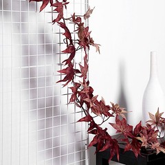 70″ Artificial Fall Maple Leaf Garland Faux Autumn Leaves Party Events Supplies