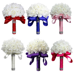 Wedding Flowers Bridal Bouquets Bridesmaid Rose Centerpiece Bride