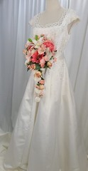 Sand and Beach Silk Cascade Wedding Bouquet