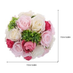 Bride Hand Bouquet Artificial Flower Bouquets Wedding Bridal Flowers