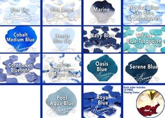 Silk Rose Petals 1000 Blue