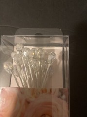 DAVID TUTERA™ CRYSTAL RHINESTONE FLOWER PICKS – 18 PIECES