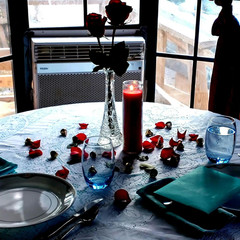 Artificial Petals 1000 PCS Dark-Red Silk Rose Petals for Romantic Night,Wedding,
