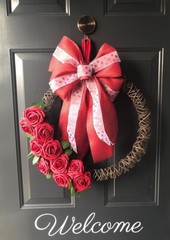 Flores artificiales Flor de boda Rosa Rosas falsas de color rojo oscuro 50.neuvo