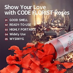 1500 PCS Dark-Red Silk Rose Petals for Separated 1500 pcs Red-black