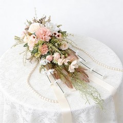 Wedding Bouquet Waterfall Bridal Bouquet Handheld Romantic Elegant Supplies