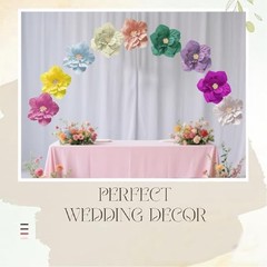 9PCS Pastel Paper Flowers Artificial Crepe Light Color Rainbow Series (9pcs)