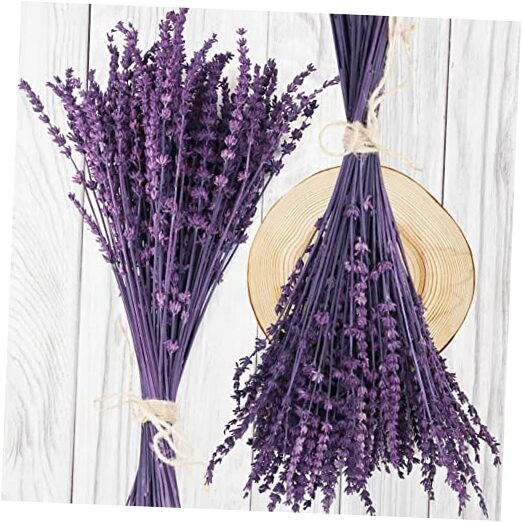 Dried Preserved Lavender Flowers Bundle-Natural Dried Lavender Purple-2.82oz
