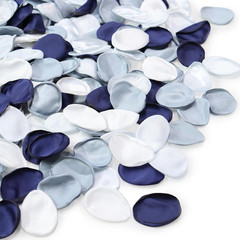 300Pcs Silk Rose Flower Petals Dusty Blue Artificial Flower Petals Fake Rose Pet