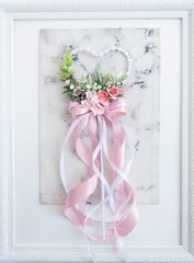 Bridal wand, Flower girl wand, Pink flower girl wand, Flower girl gift