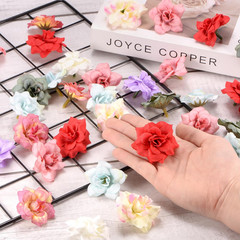 50-Pack Artificial Roses Heads, Silk Faux Rose Head for Wedding/Bouquet/Flower W