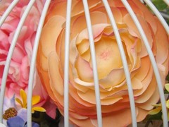 Wedding Decor Birdcages w/ Silk Flowers – Set Of 5