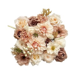 Artificial Flowers Box Set for Table Centerpieces Indoor Outdoor Ornament