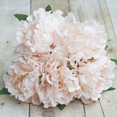 11″ tall Silk Artificial Peony Flowers 4 Bouquets Wedding Party Centerpieces