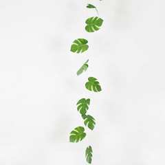 10 ft GREEN LED Artificial Monstera LEAVES Garland String Lights Party Events