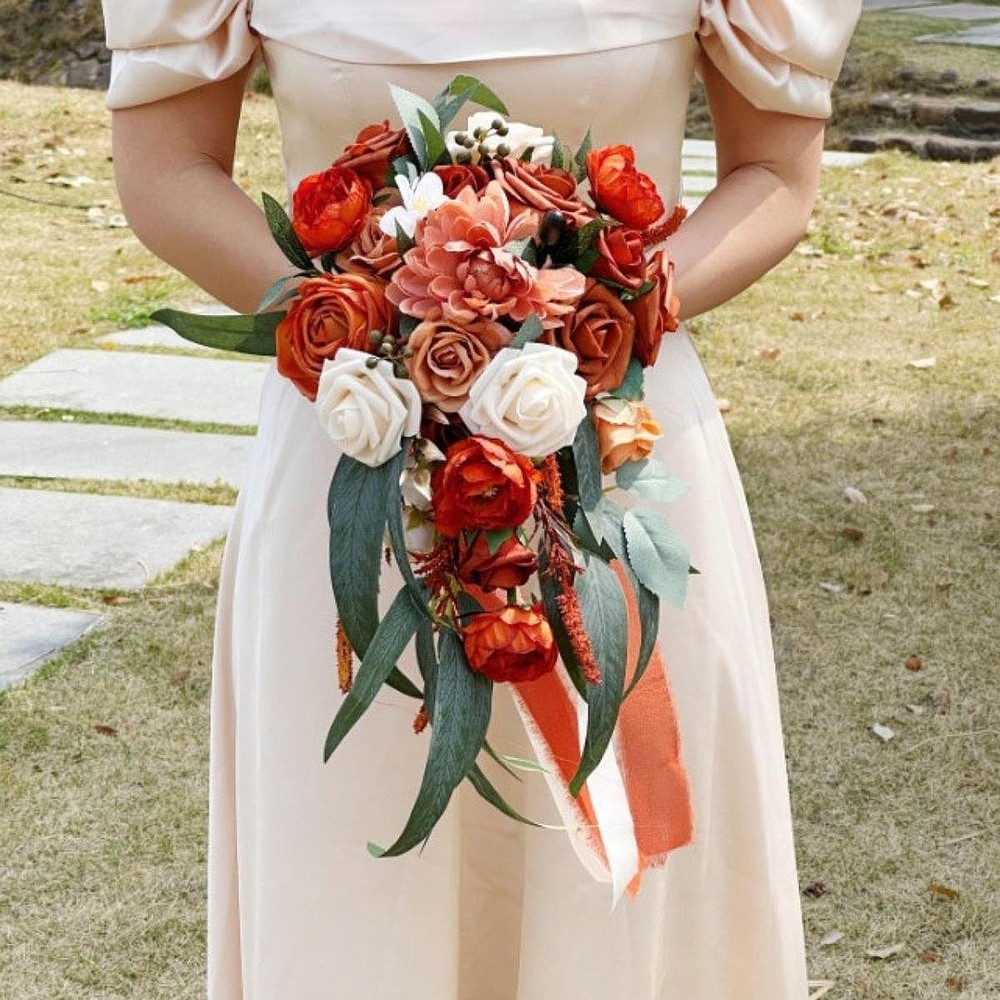 Bouquet Decorative Photo Props Romantic Floral Handheld Lifelike Supplies for