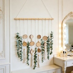 Artificial Plant Fake Eucalyptus Wall Hanging Flower Wedding Garden Home Decor