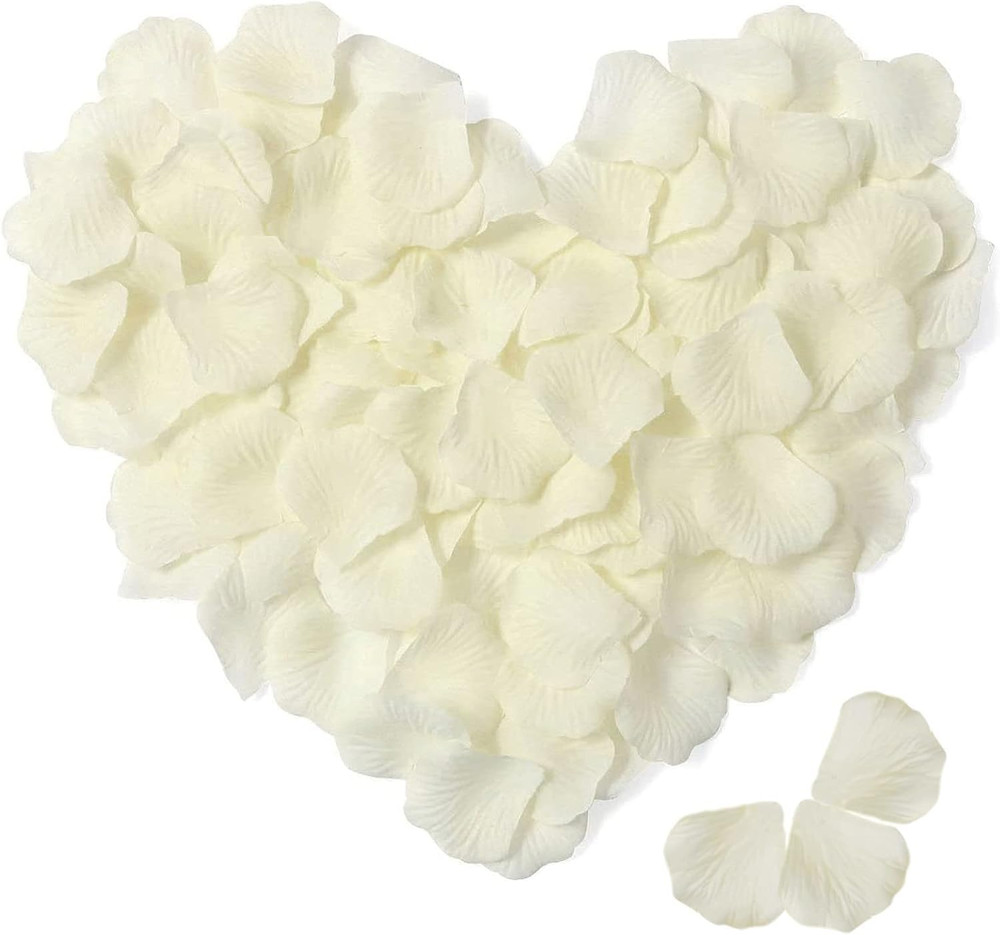 1000 piezas de pétalos de rosa de seda artificiales decoración boda fiesta color