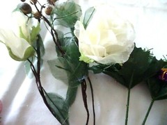 7 PCS Artificial Silk Fake Real Flower Stems-Magnolia/Roses/Picks-NEW