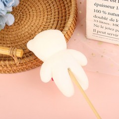 10PCs Bear Doll Love Bear Flower Bouquet Decor Dressed Stuffed Doll Foam Tool