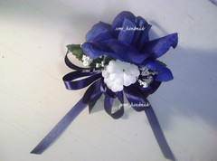 Purple~Navy~Red~Ivory~Maroon~White~Rose Pin Corsage~Pin Boutonniere~wedding~Prom