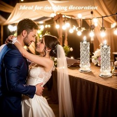 Velas LED Sin Llama, Para Bodas Y Decoración, 6 Velas Románticas LED A Pilas NEW