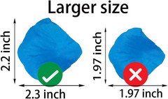0.45 LB Deep Blue Rose Flower Petals,2500 Pcs Fake Royal Blue Rose Petals for…